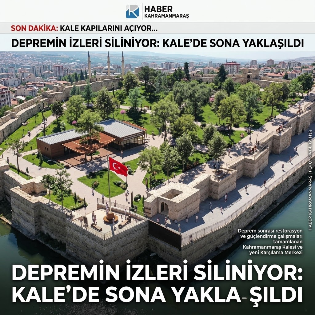 Depremin İzi Siliniyor: Kahramanmaraş Kalesi’nde Restorasyon Sona Yaklaştı