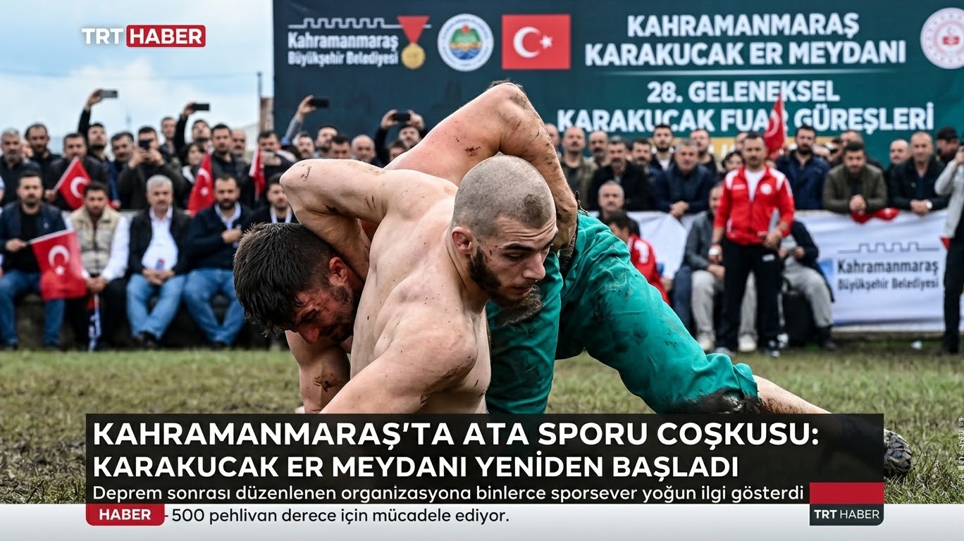 Kırkpınar’ı Aratmadı: Kahramanmaraş’ta Karakucak Güreşleri Coşkusu Yeniden Başladı